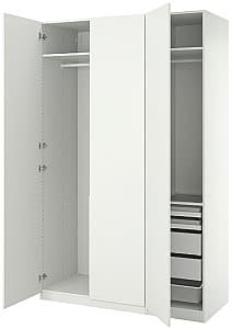 Dulap IKEA Pax/Forsand sertare/cos/rafturi/bare Alb
