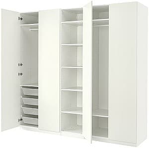 Шкаф IKEA Pax/Forsand полки/штанги/корзины Белый