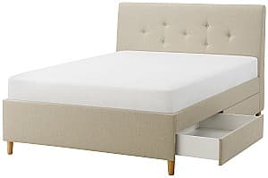 Pat IKEA Idanas/Naggen cu 4 sertare Bej
