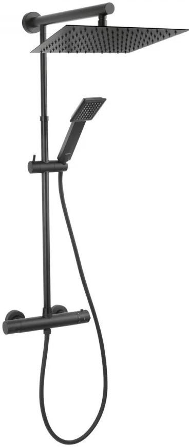 Set de duș Ferro NP75SQ-TRV7U-BL termostatica (19136)