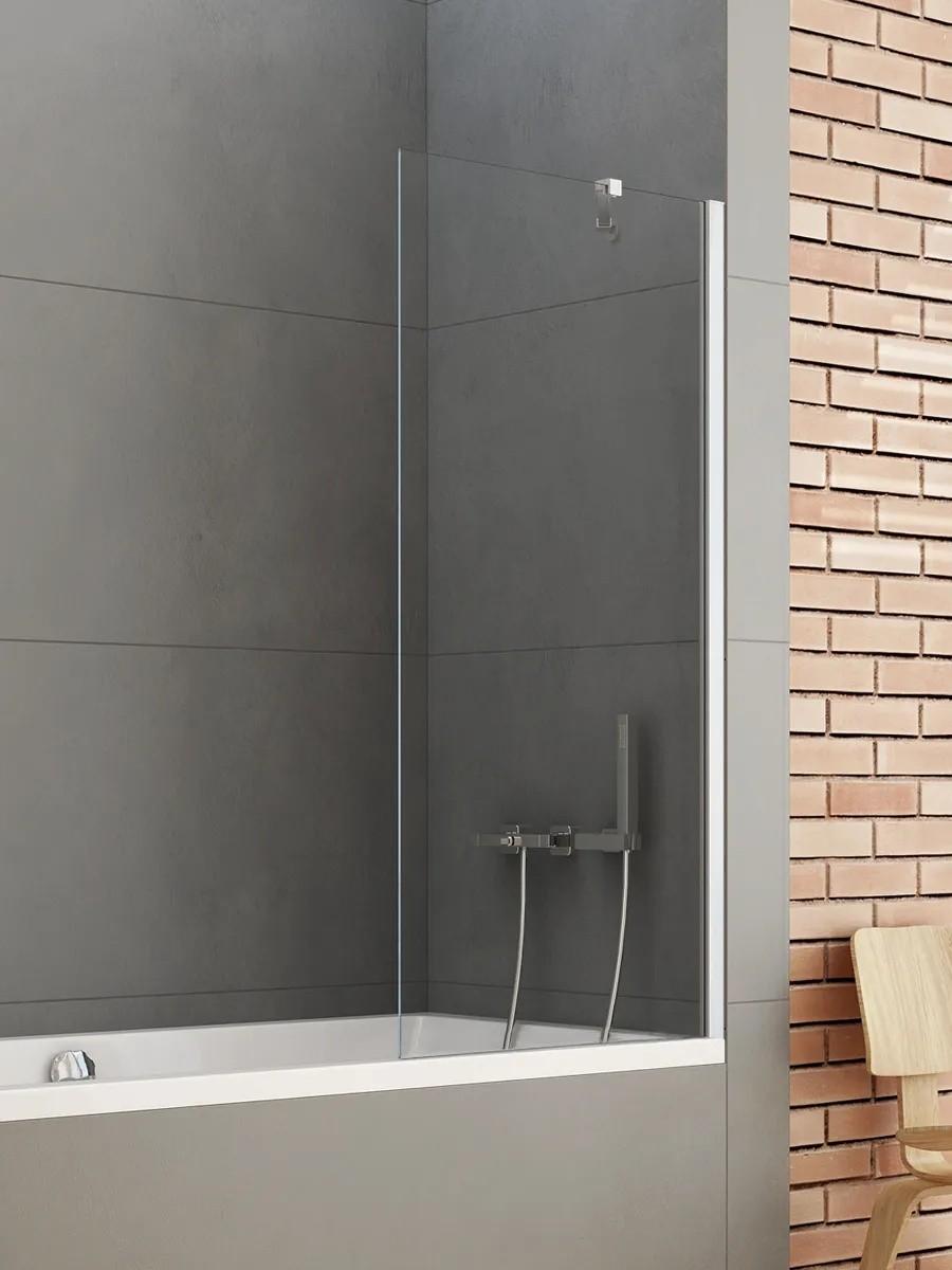 Paravan pentru cada New Trendy New Soleo Bathtub Screen Hinged 80x140 P-0075 (19018)