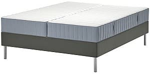 Pat IKEA Lyngor/Valevag/Bjorli ferma/extra ferma 160x200 Bleu/Gri-Inchis