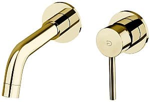 Смеситель для умывальника FDESIGN Flusso Gold FD1-FLS-3PA-55 (19128)