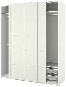 Dulap-cupe IKEA Pax/Bergsbo cu cadru Alb