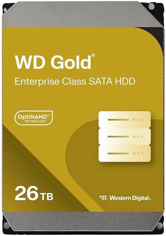 Жесткий диск (HDD) WESTERN DIGITAL WD Gold 26TB (WD261KRYZ)