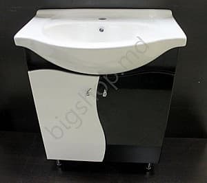 Dulap pe podea ECE  S-Line Black 65 cm