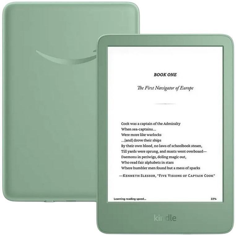 Электронная книга Amazon Kindle (11th Gen) 2024 Matcha
