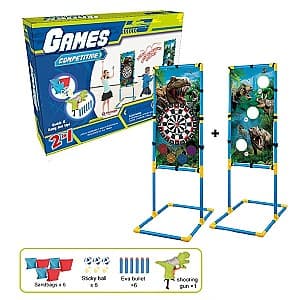 Set de jucarii Essa Toys sportiv 2in1 Tinta si aruncari