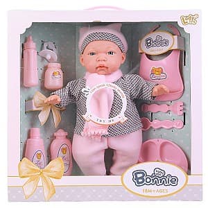 Papusa Essa Toys Bonnie cu accesorii pentru hrănire