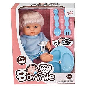 Papusa Essa Toys Bonnie in costumas albastru