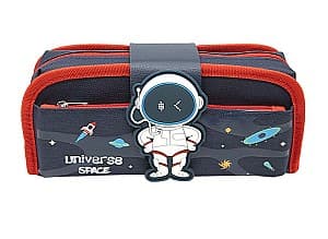 Пенал New World Universe красный 6814