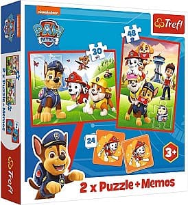 Puzzle Trefl 93337 PAW Patrol team in action