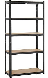 Etajera SDGroup Strategic max.175 180x90x45cm Negru