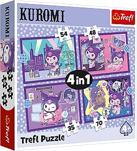 Пазлы Trefl 4in1 Day with Kuromii (34676)