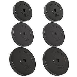 Диск для гантелей VidaXL 93599 (Black)