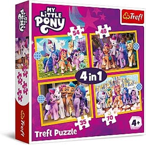 Пазлы Trefl 4in1 My Little Pony (34624)