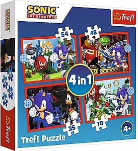 Puzzle Trefl 4in1 The adventures of Sonic 34625