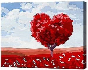 Картина по номерам Art Gallery Дерево-сердце 20x30 см