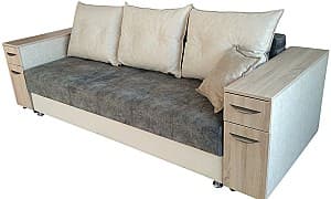 Canapea V-Toms Eldorado E1 2BAR (250x95 cm) Bej/Gri