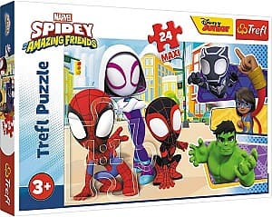 Puzzle Trefl 14348 Spidey and his amazing friends