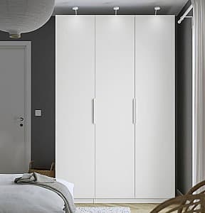 Dulap IKEA Pax/Forsand 7 rafturi/3 bare 150x60x236 (Alb)