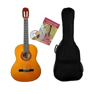 Chitara clasica Flame  Set CG 100 N 4/4 (Wood/Black)