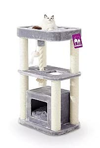 Когтеточка для кошек PETREBELS SWEET PETIT VILLA 100 Grey