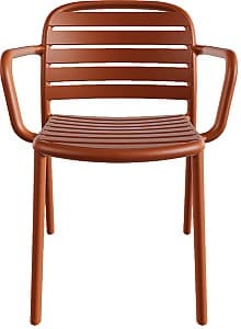 Scaun din plastic Papatya Tarabya-K Orange