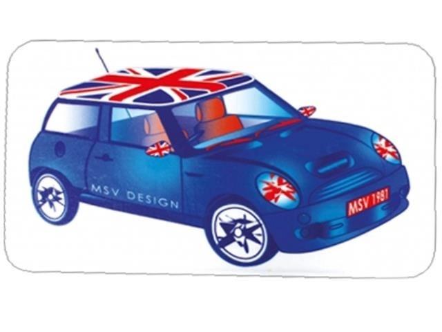 Covoras de baie MSV Albastru 45x75cm