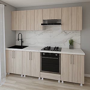 Кухонный гарнитур Smartex K3 240 см Дуб Светлый