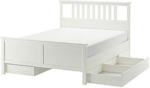 Кровать IKEA Hemnes/Lindbaden 4 ящика для хранения 180x200 Белый