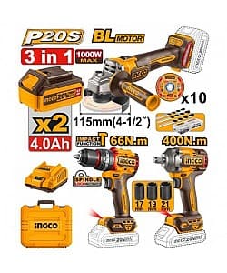 Набор электроинструментов INGCO COSLI241291