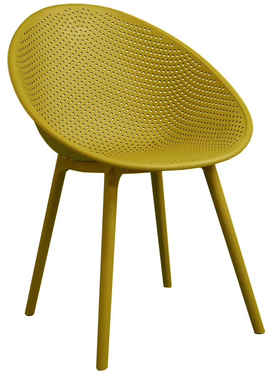 Scaun terasa DP Castor Galben