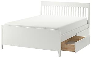 Кровать IKEA Luroy с местом для хранения 140x200 Белый