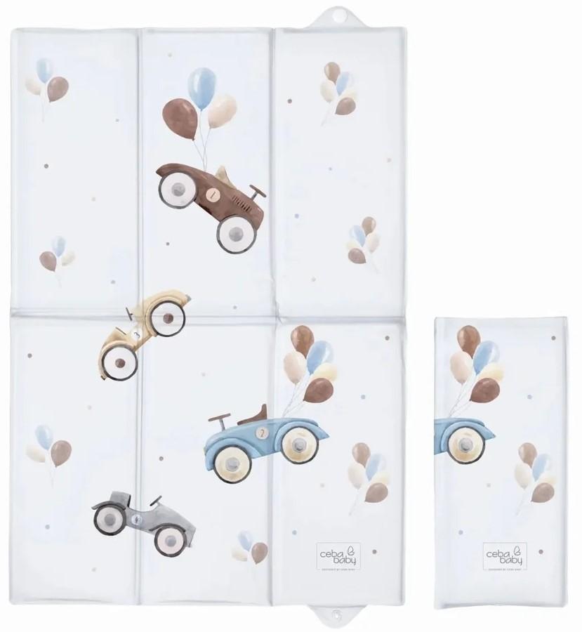 Saltea de infasat Ceba Baby Retro Cars 60x40 cm