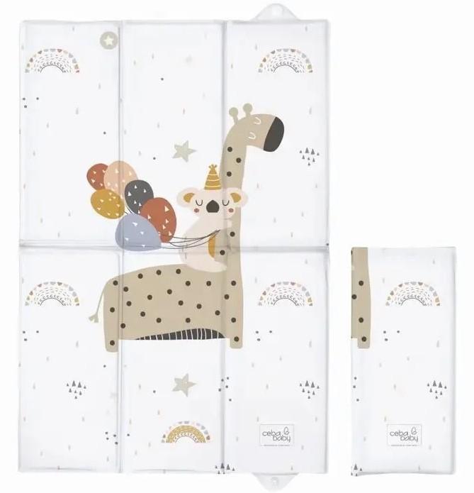 Saltea de infasat Ceba Baby Giraffe 60x40 cm