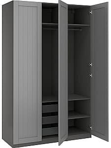 Шкаф IKEA Pax/Gullabergполки/штанги/корзины 150x60x236 Темно-серый/Серый