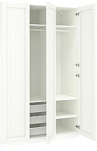 Dulap IKEA Pax/Gullaberg rafturi/bare/cosuri 150x60x236 Alb