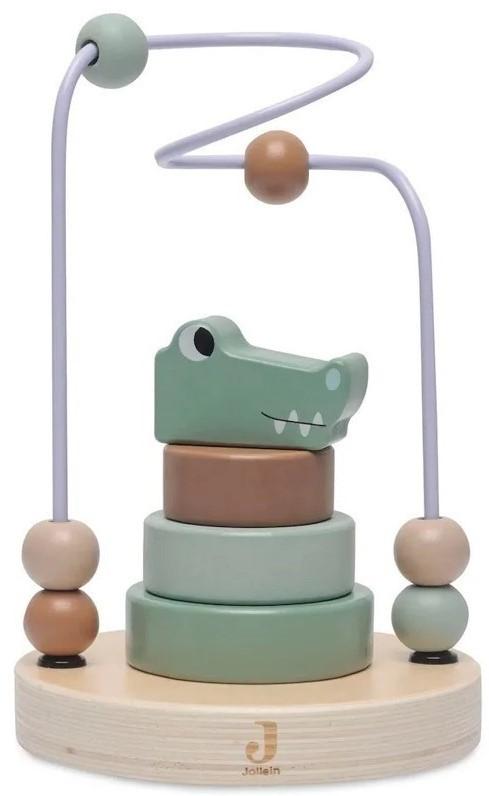 Интерактивная игрушка Jollein Bead Maze Croco