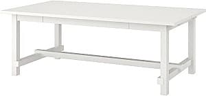 Стол из мдф IKEA Nordviken 210/289x105cm Белый