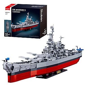 Конструктор Sluban 1:350 Военный корабль 1739дет.