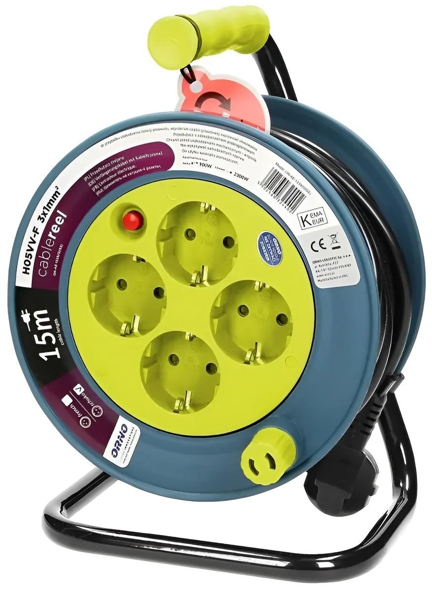 Prelungitor ORNO 4 prize 15 m 10 A (ORAE1339LGS)