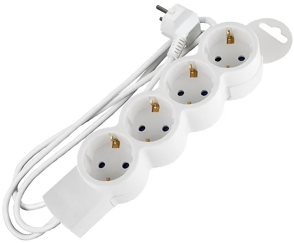 Сетевой фильтр Scame 4 гнезда 10 м 16 A (161.241D10)