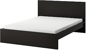 Кровать IKEA Malm/Abygda 160x200 Черно-коричневый/Твердый
