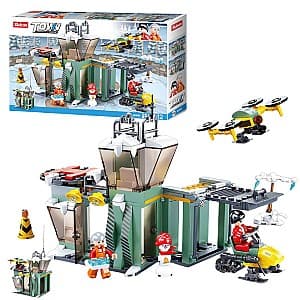 Constructor Sluban Snowfield rescue Rescue Base B0953