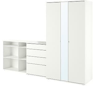 Dulap IKEA Vihals cu comoda 270x57x200 Alb