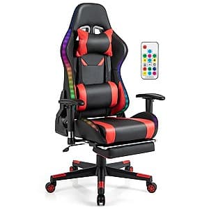 Игровое кресло Costway CB10483RE (Black/Red)