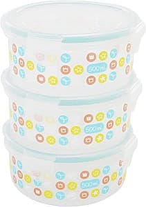 Набор пищевых контейнеров Badabulle Maxi 3pcs