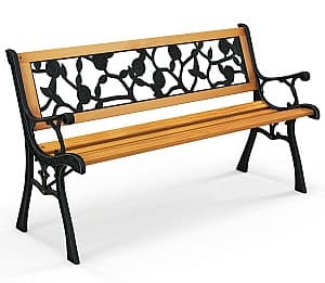 Садовая скамейка Costway NP11222 (Natural/Black)