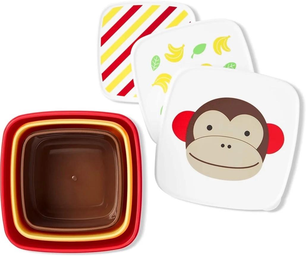 Set de recipiente alimentare Skip Hop Zoo Maimuta